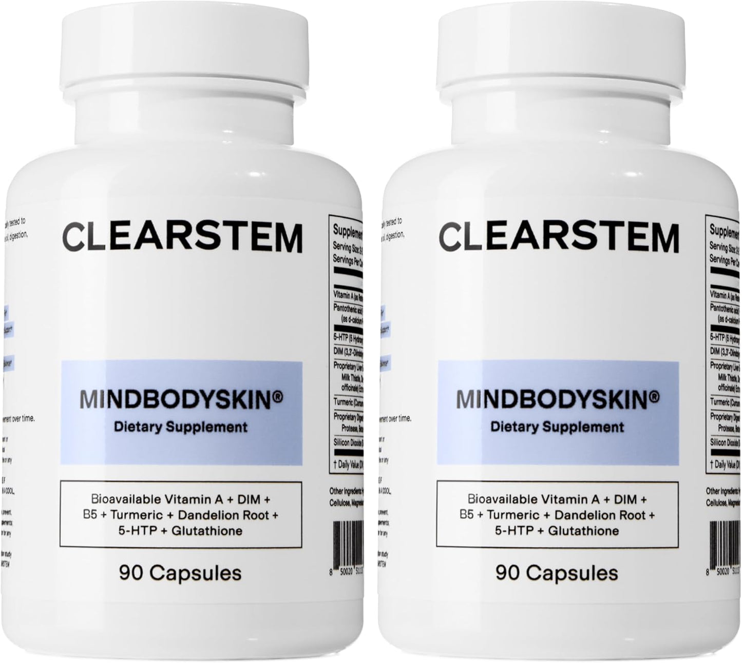 MINDBODYSKIN Hormonal Acne Supplement